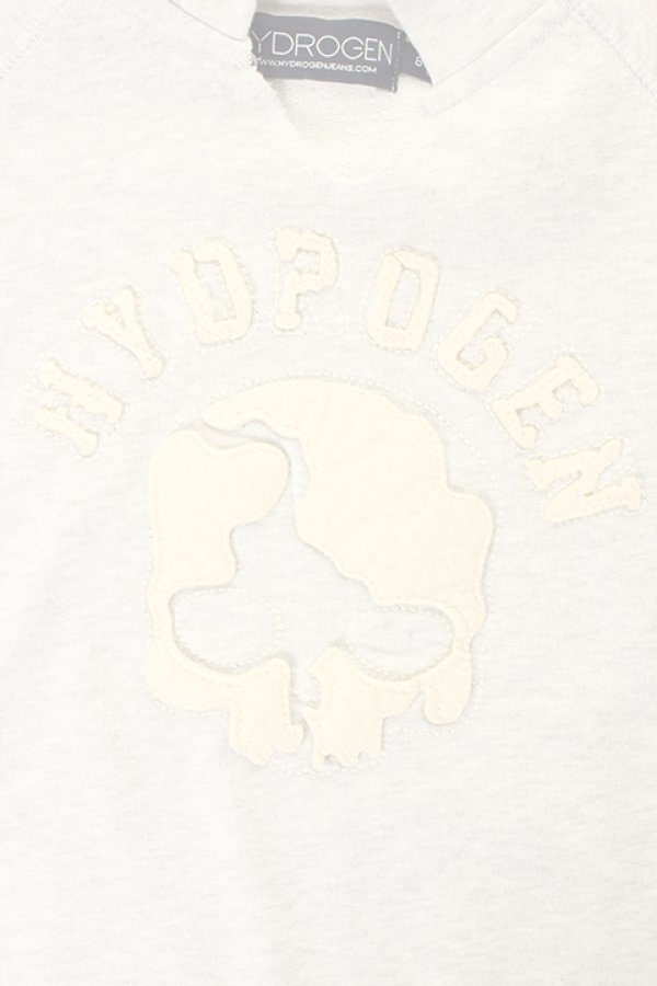 画像3:   ★KIDS/BABY★ HYDROGEN KIDS ハイドロゲン キッズ FELPA GIROCOLLO SPORTSWEAR VINTAGE{212-50819001-120-ADA} (3)