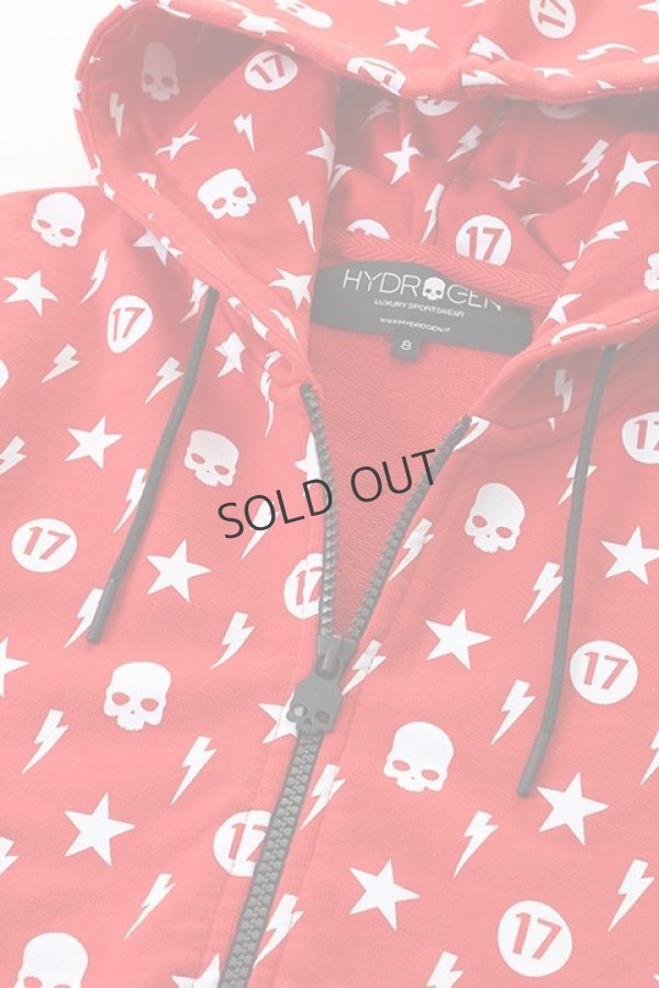 画像3: {SOLD}★KIDS/BABY★ HYDROGEN KIDS ハイドロゲン キッズ ALLOVER FZ HOODIE{212-70740004-250-AHA} (3)