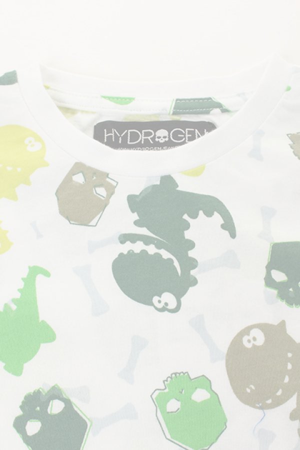 画像3:   ★KIDS/BABY★ HYDROGEN KIDS ハイドロゲン キッズ T-SHIRT S/S DYNO{212-80241001-100-AES} (3)