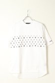 画像1: {SOLD}STUD MUFFIN スタッドマフィン 40/2天竺/メッシュスターグラムpt ワイドシルエットSS Tシャツ{-BBS} (1)