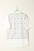 画像5: {SOLD}STUD MUFFIN スタッドマフィン 40/2天竺/メッシュスターグラムpt ワイドシルエットSS Tシャツ{-BBS} (5)