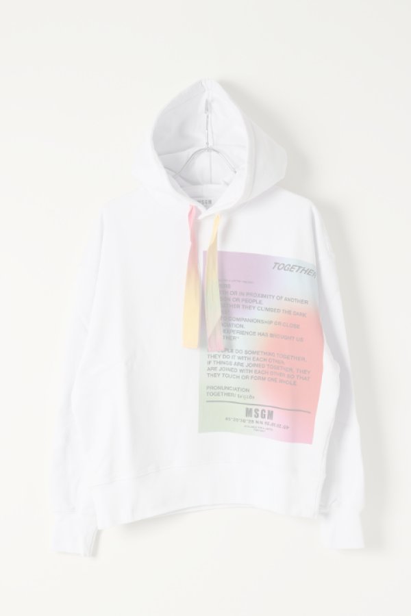 画像1:  {SOLD} MSGM エムエスジーエム FELPA SWEATSHIRT{-BAS} (1)