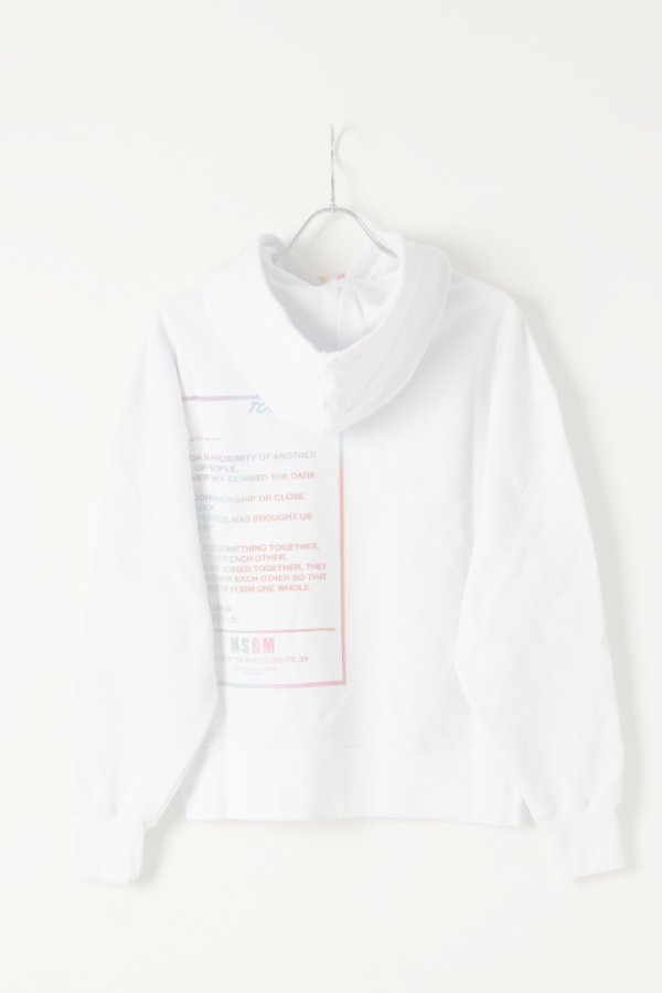画像4:  {SOLD} MSGM エムエスジーエム FELPA SWEATSHIRT{-BAS} (4)