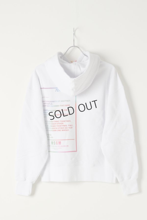 画像4: {SOLD}MSGM エムエスジーエム FELPA SWEATSHIRT{-BAS} (4)