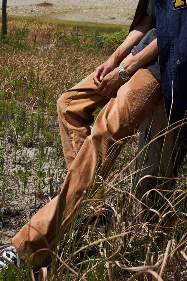 画像11: 【 30%OFF セール｜27,500円→19,250円】 MAYO メイヨー Forget me not LOUNGE PANTS{-BAA} (11)