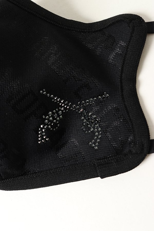 画像3: 【 50%OFF セール9,900円→4,950円】 roarguns ロアーガンズ NEW LOVE AND PEACE JACQUARD MASK BLACK / JET HEMATITE{-BAS} (3)
