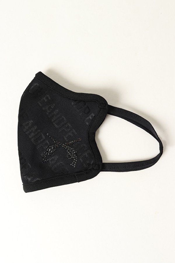 画像4: 【 50%OFF セール9,900円→4,950円】 roarguns ロアーガンズ NEW LOVE AND PEACE JACQUARD MASK BLACK / JET HEMATITE{-BAS} (4)