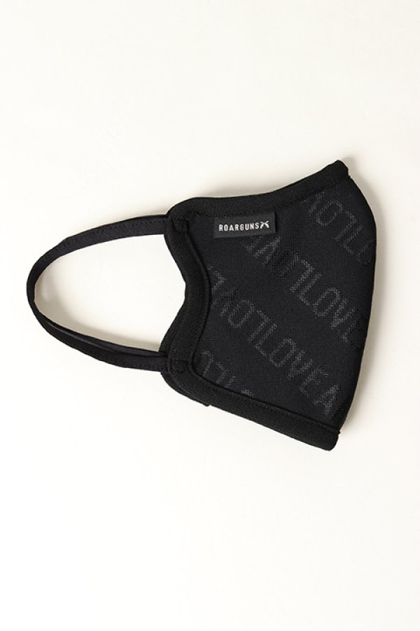 画像5: 【 50%OFF セール9,900円→4,950円】 roarguns ロアーガンズ NEW LOVE AND PEACE JACQUARD MASK BLACK / JET HEMATITE{-BAS} (5)