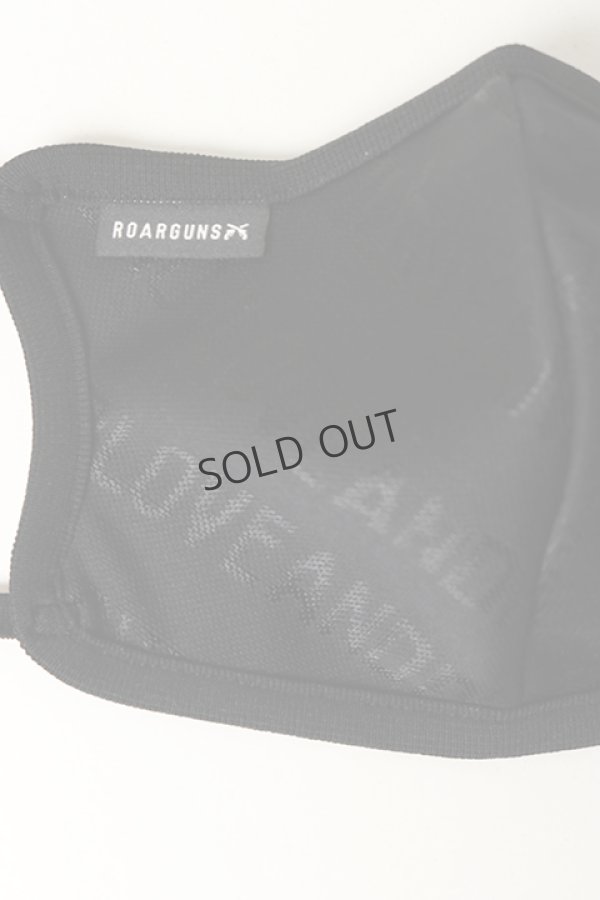 画像2: {SOLD}roarguns ロアーガンズ NEW LOVE AND PEACE JACQUARD MASK BLACK / B.DIAMOND{-BAS} (2)