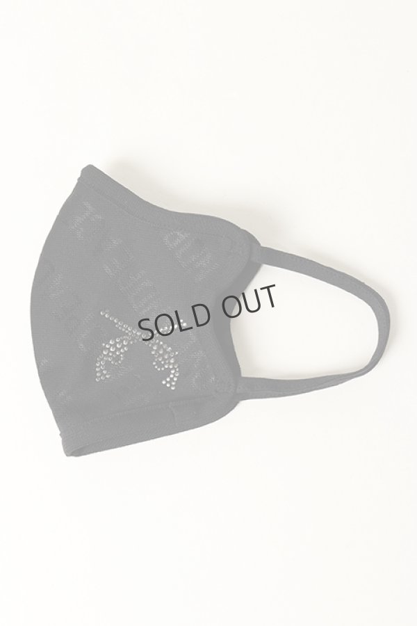 画像4: {SOLD}roarguns ロアーガンズ NEW LOVE AND PEACE JACQUARD MASK BLACK / B.DIAMOND{-BAS} (4)