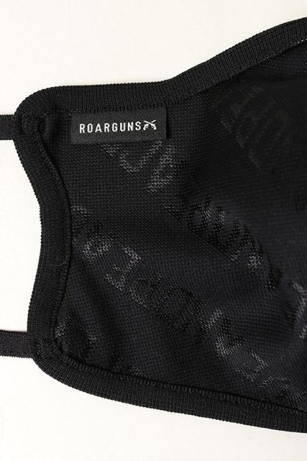 画像2: 【 50%OFF セール9,900円→4,950円】 roarguns ロアーガンズ NEW LOVE AND PEACE JACQUARD MASK BLACK / S.SHADE{-BAS} (2)