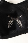 画像3: 【 50%OFF セール9,900円→4,950円】 roarguns ロアーガンズ NEW LOVE AND PEACE JACQUARD MASK BLACK / S.SHADE{-BAS} (3)