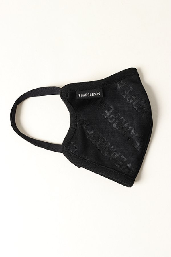 画像5: 【 50%OFF セール9,900円→4,950円】 roarguns ロアーガンズ NEW LOVE AND PEACE JACQUARD MASK BLACK / S.SHADE{-BAS} (5)