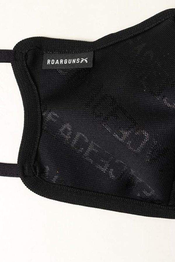 画像2: 【 50%OFF セール9,900円→4,950円】 roarguns ロアーガンズ NEW LOVE AND PEACE JACQUARD MASK BLACK / L.TOPAZ{-BAS} (2)