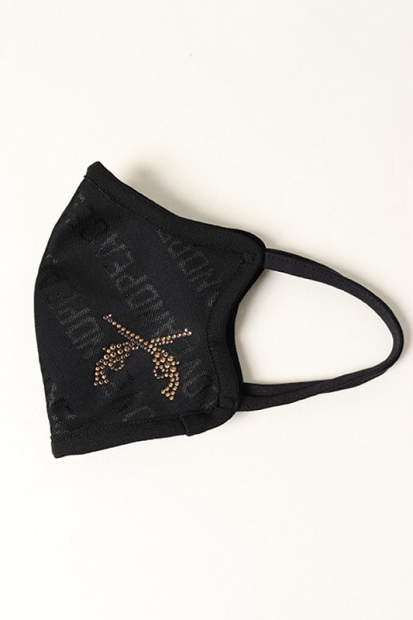 画像4: 【 50%OFF セール9,900円→4,950円】 roarguns ロアーガンズ NEW LOVE AND PEACE JACQUARD MASK BLACK / L.TOPAZ{-BAS} (4)