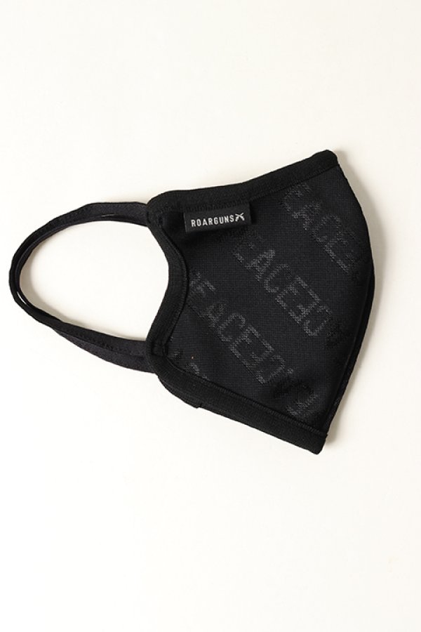 画像5: 【 50%OFF セール9,900円→4,950円】 roarguns ロアーガンズ NEW LOVE AND PEACE JACQUARD MASK BLACK / L.TOPAZ{-BAS} (5)