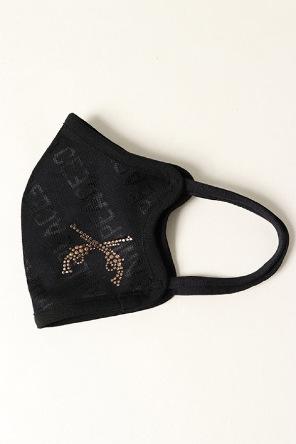 画像4: 【 50%OFF セール9,900円→4,950円】 roarguns ロアーガンズ NEW LOVE AND PEACE JACQUARD MASK BLACK / G.SHADOW{-BAS} (4)