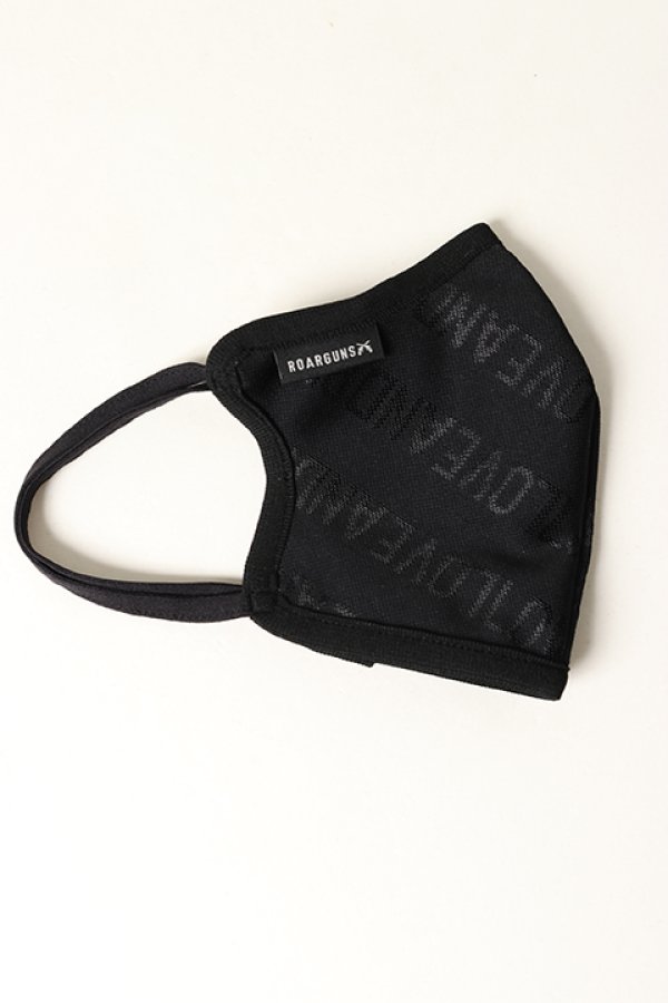 画像5: 【 50%OFF セール9,900円→4,950円】 roarguns ロアーガンズ NEW LOVE AND PEACE JACQUARD MASK BLACK / G.SHADOW{-BAS} (5)
