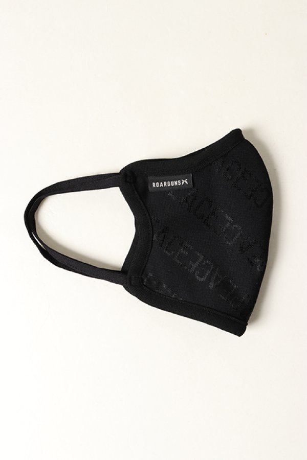画像5: 【 50%OFF セール9,900円→4,950円】 roarguns ロアーガンズ NEW LOVE AND PEACE JACQUARD MASK BLACK / AQUAMARINE{-BAS} (5)