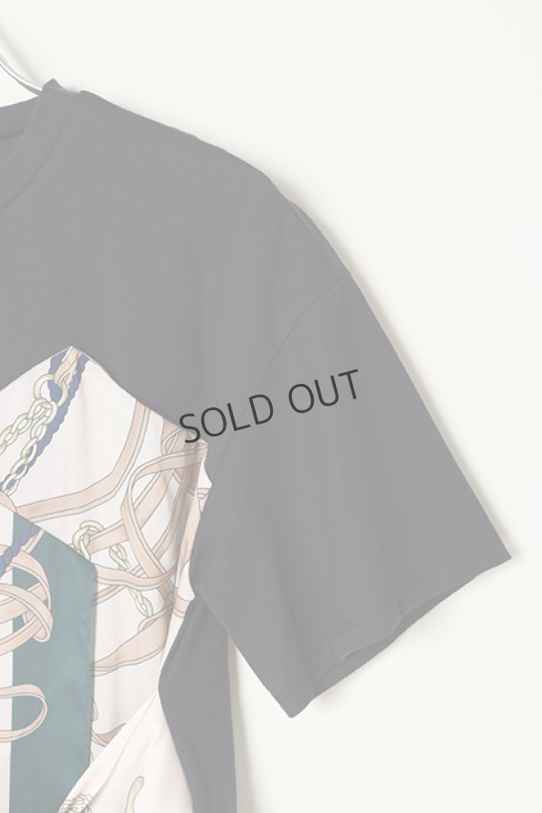 画像3: {SOLD}グレースコンチネンタル｜GRACE CONTINENTAL グレースクラス GRACE CLASS スカーフコンビトップ{0221242100-16NVY-BAS} (3)