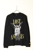 画像3: {SOLD}STUD MUFFIN スタッドマフィン 5.6oz天竺 LOSTANGELESプリント LS Tシャツ{-BBA} (3)