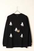 画像3: {SOLD}STUD MUFFIN スタッドマフィン 5.6oz天竺 LA5フォームプリント/ベアサガラ LS Tシャツ{-BBA} (3)