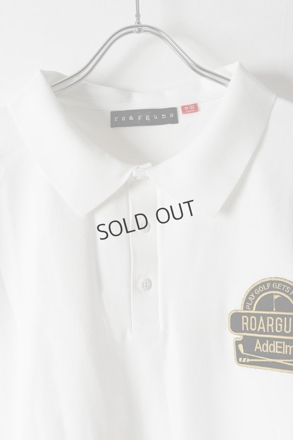画像2: {SOLD}roarguns ロアーガンズ AddElm KNIT POLO{-BBA} (2)