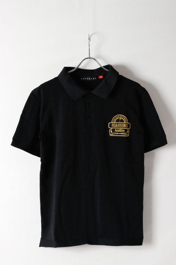 画像1: roarguns ロアーガンズ AddElm KNIT POLO{-BBA} (1)