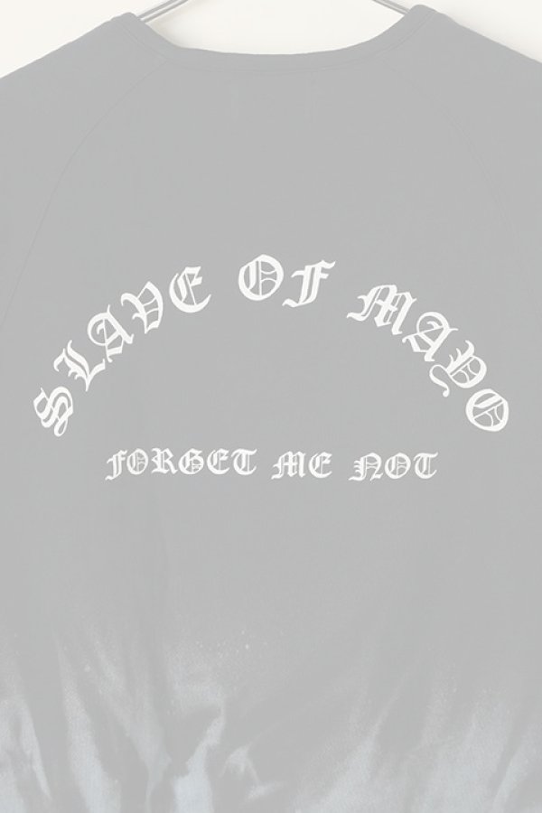 画像7:  {SOLD} MAYO×slave of fashion メイヨー×スレイブオブファッション 【SLAVE OF MAYO】POP UP DOUBLE NAME LIMITED ITEM Fire SWEAT Tee{22MY-YS-UB-01-BLU-BBS} (7)