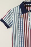 画像5: {SOLD}レザレクション｜Resurrection W's Candy Stripe Polo / ウィメンズ キャンディストライプポロ{-BBS} (5)