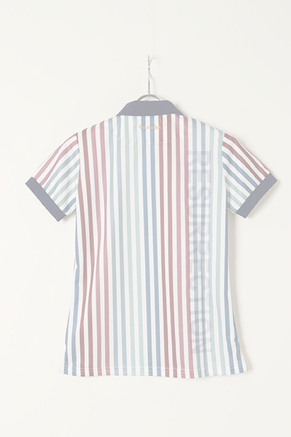 画像7:   レザレクション｜Resurrection W's Candy Stripe Polo / ウィメンズ キャンディストライプポロ{-BBS} (7)
