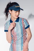 画像2: {SOLD}レザレクション｜Resurrection W's Candy Stripe Polo / ウィメンズ キャンディストライプポロ{-BBS} (2)