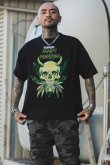 画像6: MAYO メイヨー MAYO Devil Skull Embroidery Shore Sleeve Tee{-BCS} (6)