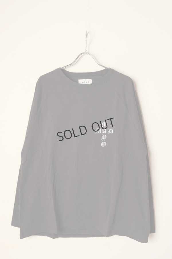 画像3: {SOLD}MAYO メイヨー MAYO CROSS Embroidery Raglan Long Sleeve Tee{23MY-LT11-BCA} (3)