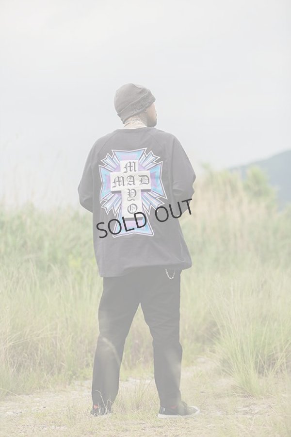 画像11: {SOLD}MAYO メイヨー MAYO CROSS Embroidery Raglan Long Sleeve Tee{23MY-LT11-BCA} (11)