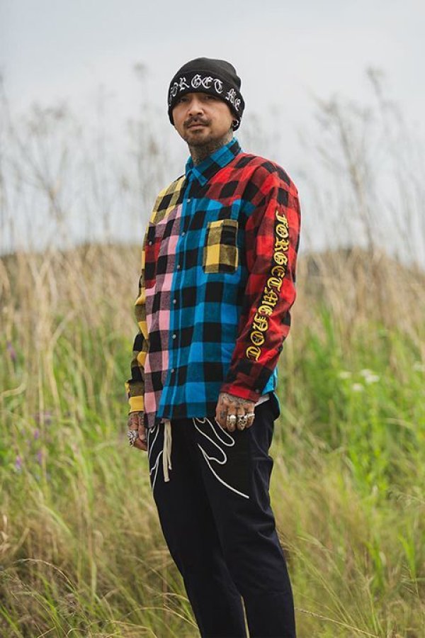 画像8: 【 30%OFF セール30,800円→21,560円】 MAYO メイヨー MAYO CROSS Embroidery Check Shirt{-BCA} (8)