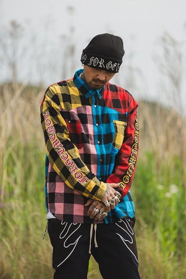 画像11: 【 30%OFF セール30,800円→21,560円】 MAYO メイヨー MAYO CROSS Embroidery Check Shirt{-BCA} (11)