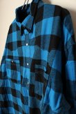 画像6: {SOLD}MAYO メイヨー MAYO BONES Embroidery Check Shirt{-BCA} (6)