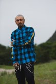 画像8: {SOLD}MAYO メイヨー MAYO BONES Embroidery Check Shirt{-BCA} (8)