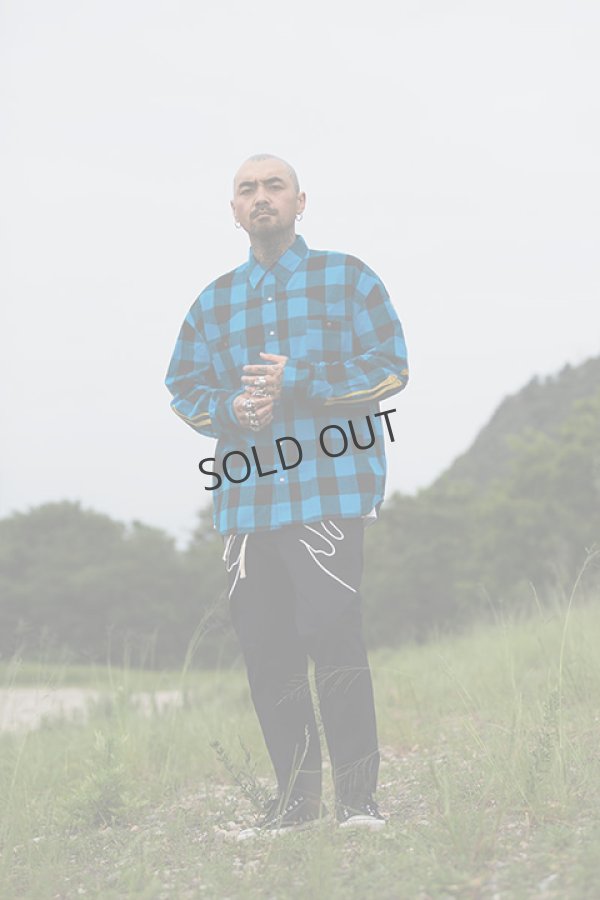 画像9: {SOLD}MAYO メイヨー MAYO BONES Embroidery Check Shirt{-BCA} (9)