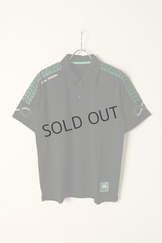 定価21000円 新品 本物 roar GOLF ポロシャツ 総スワロ L ロアー ゴルフ G17ST-07 二丁拳銃 1775