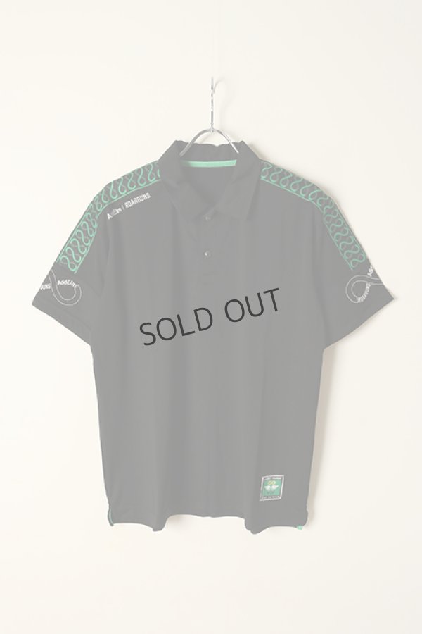 画像1: {SOLD}roarguns ロアーガンズ AddElm SIDE LINE POLO SHIRT{-BCS} (1)