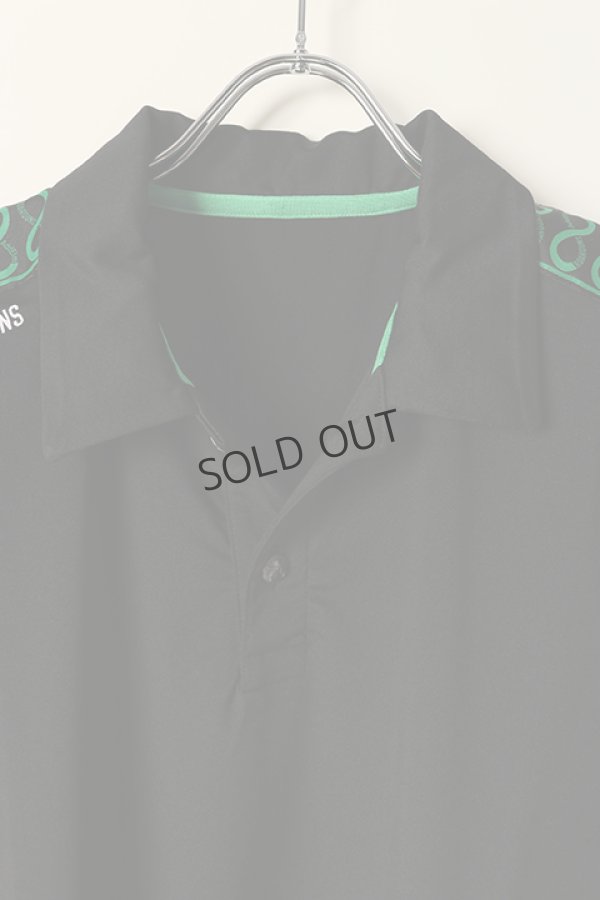 画像2: {SOLD}roarguns ロアーガンズ AddElm SIDE LINE POLO SHIRT{-BCS} (2)