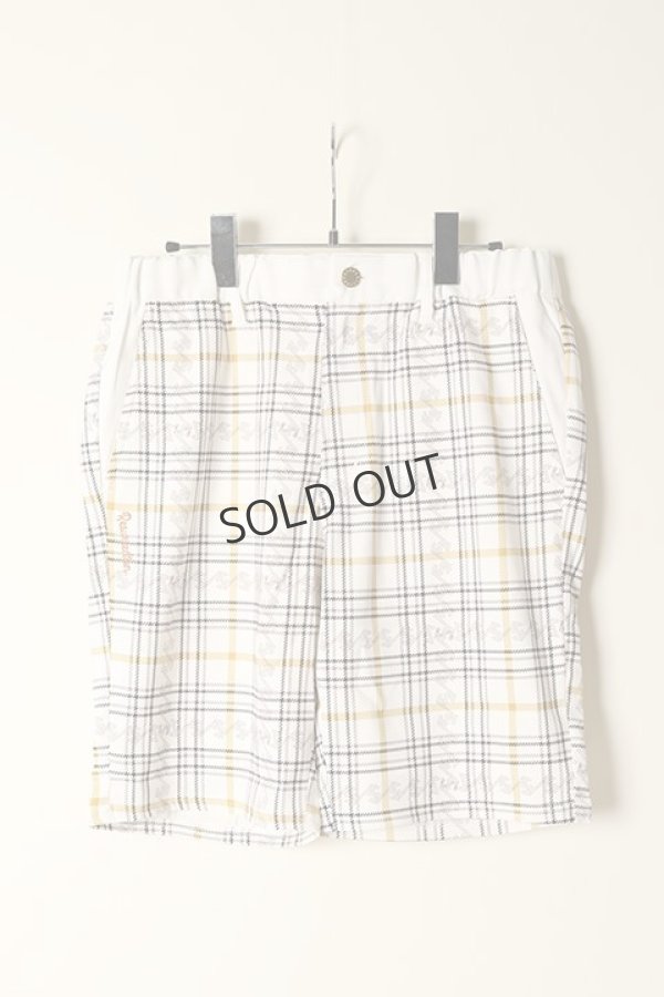 画像1: {SOLD}レザレクション｜Resurrection メンズ GMチェックパターンショートパンツ{-BCS} (1)