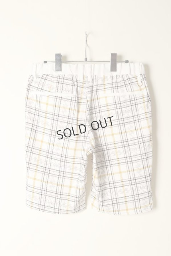 画像4: {SOLD}レザレクション|Resurrection メンズ GMチェックパターンショートパンツ{-BCS} (4)