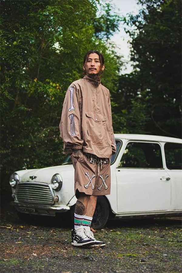 画像6: 【 20%OFF セール44,000円→35,200円】 MAYO メイヨー MAYO BONES Embroidery Anorak{-BDS} (6)