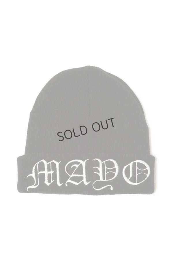 画像1: {SOLD}MAYO メイヨー MAYO LOGO EMBROIDERY KNIT CAP{-BDA} (1)