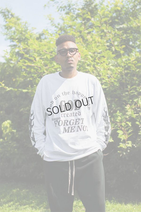 画像4: {SOLD}MAYO メイヨー GOD CREATED PRINT LONG SLEEVE TEE{-BDA} (4)