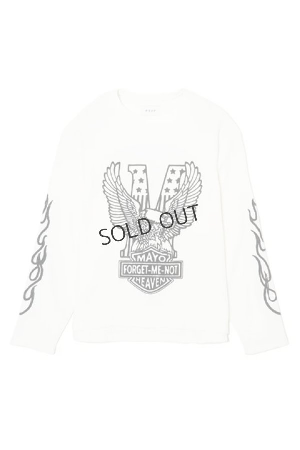 画像1: {SOLD}MAYO メイヨー EAGLE EMBROIDERY THERMAL LONG SLEEVE TEE{-BDA} (1)