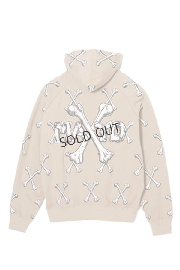 画像1: MAYO メイヨー MAYO CROSS BONES Embroidery Hoodie{-BDS} (1)